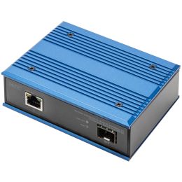 DIGITUS Industrial Gigabit Ethernet PoE+ Medienkonverter