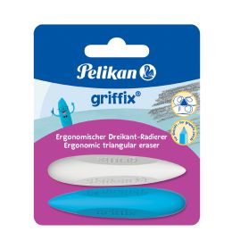 Pelikan griffix Dreikant-Radierer, auf Blisterkarte
