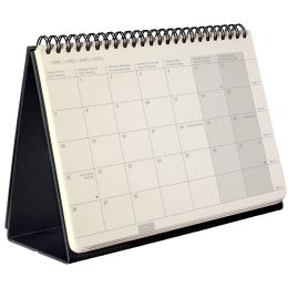 sigel Tischkalender Conceptum 2025, ca. DIN A5 quer, schwarz