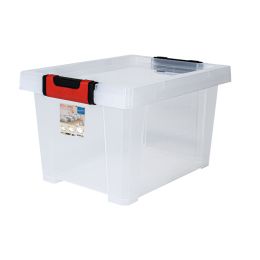 EDA Aufbewahrungsbox CLiPSTOCK, 15 Liter, PP, transparent