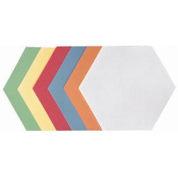 FRANKEN Moderationskarten Rhombus, selbstklebend, sortiert