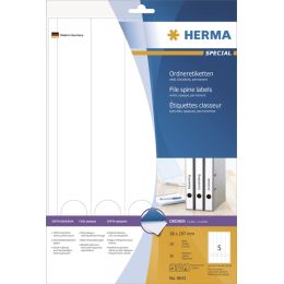HERMA Ordnerrücken-Etiketten SPECIAL, 297,0 x 34,0 mm, weiß