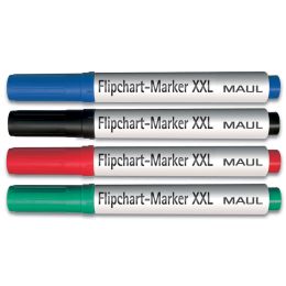 MAUL Flipchart-Marker XXL, sortiert, 4er Set