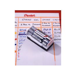 Pentel Whiteboard-Marker Set MAXIFLO MWL5S, mit Schwamm