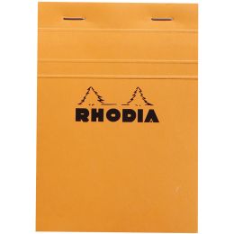 RHODIA Notizblock No. 13, DIN A6, kariert, orange