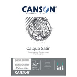 CANSON Transparentpapierblock, DIN A3, 90 g/qm,
