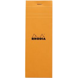RHODIA Notizblock No. 8, 74 x 210 mm, kariert, orange