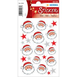 HERMA Weihnachts-Sticker DECOR Santa Claus