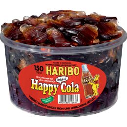 HARIBO Fruchtgummi HAPPY COLA, 150er Runddose