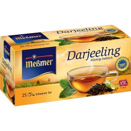 Meßmer Schwarzer Tee Darjeeling, 25er Packung