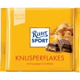 Ritter SPORT Tafelschokolade KNUSPERFLAKES, 100 g