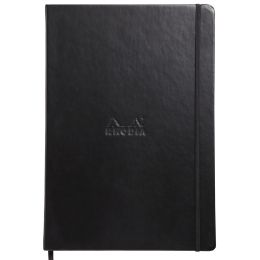RHODIA Notizbuch Webnotebook, DIN A4, liniert, schwarz