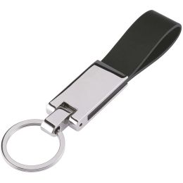 WEDO Schlüsselanhänger STYLE, Metall-Leder-Kombination