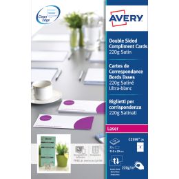 AVERY Quick & Clean Korrespondenz-Karten