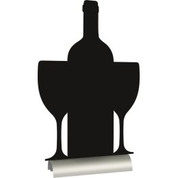 Securit Tischaufsteller SILHOUETTE Wein