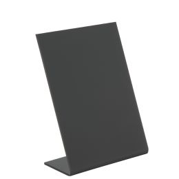 Securit Tischaufsteller L-SHAPE, DIN A7, schwarz