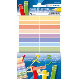 HERMA Stift-Etiketten HOME, 46 x 10 mm, farbig sortiert