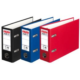 herlitz PP-Ordner maX.file protect, A5 hoch, rot