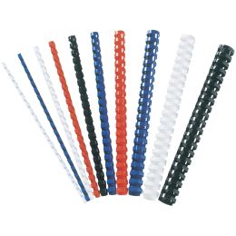 Fellowes Plastikbinderücken, DIN A4, 21 Ringe, 6 mm, blau
