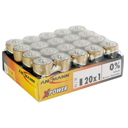 ANSMANN Alkaline Batterie X-Power,9V E-Block, 10er Display