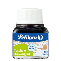 Pelikan Tusche A, Inhalt: 10 ml im Glas, Sepia (15)