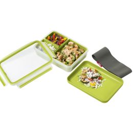 emsa Lunchbox CLIP & GO, 1,20 Liter, transparent / grün