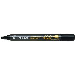 PILOT Permanent-Marker 400, Keilspitze, schwarz