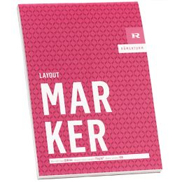RMERTURM Knstlerblock MARKER, DIN A4, 100 Blatt