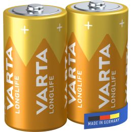 VARTA Alkaline Batterie LONGLIFE, Baby (C/LR14)