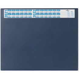 DURABLE Schreibunterlage mit Jahreskalender, dunkelblau