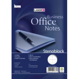 LANDR Stenoblock Office Business Notes A5, 40 Blatt
