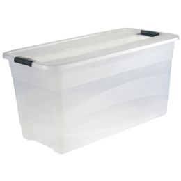 keeeper Aufbewahrungsbox cornelia, 83 Liter, transparent