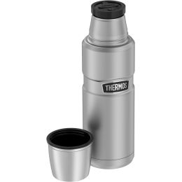 THERMOS Isolierflasche STAINLESS KING, 0,47 Liter, rot