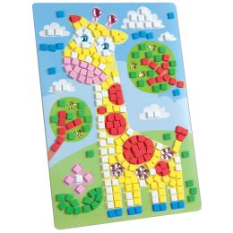 folia Moosgummi-Mosaik Giraffe, 405 Teile