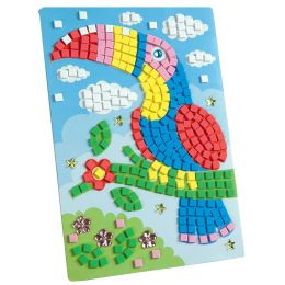 folia Moosgummi-Mosaik Papagei, 405 Teile