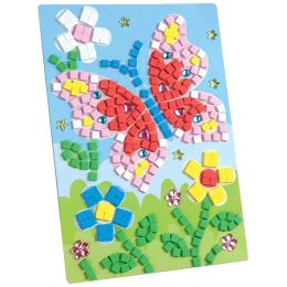 folia Moosgummi-Mosaik Schmetterling, 405 Teile