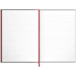 Oxford Black n Red Notizbuch - gebunden, DIN A4, kariert