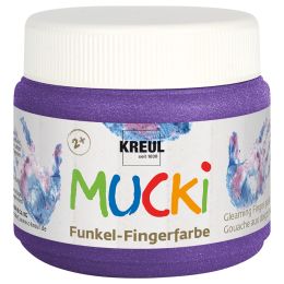 KREUL Funkel-Fingerfarbe MUCKI, feenstaub-rosa, 150 ml