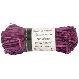 Clairefontaine Raffia-Naturbast, rosa