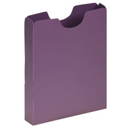 PAGNA Heftbox DIN A4, Hochformat, aus PP, dunkelrosa