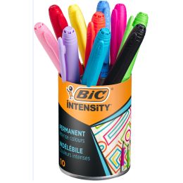 BIC Permanent-Marker Intensity, 10er Runddose