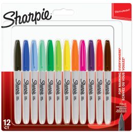 Sharpie Permanent-Marker FINE, 24er Blisterkarte