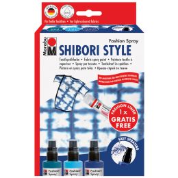 Marabu Textilsprhfarbe Fashion-Spray, Set SHIBORI STYLE