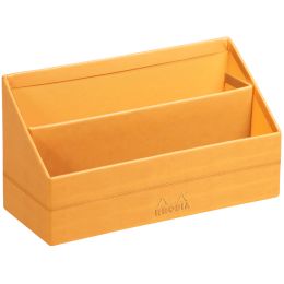 RHODIA Briefhalter, aus Kunstleder, orange