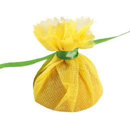 HYGOSTAR Lemon Wrap, gelb, mit grüner Krawatte