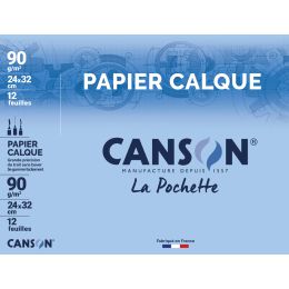 CANSON Transparentpapier, satiniert, DIN A4, 70 g/qm