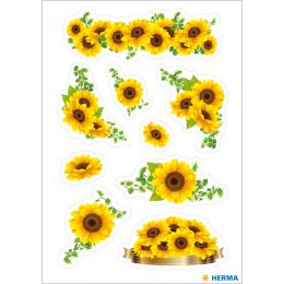 HERMA Sticker DECOR Blumen Silberprgung