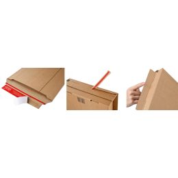 ColomPac Paket-Versandkarton POST, Gre: XL, braun