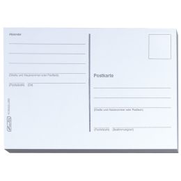 herlitz Postkarten, DIN A6, 170 g/qm, weiß