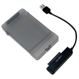LogiLink USB 3.0 - SATA Adapter mit Schutzhlle, schwarz